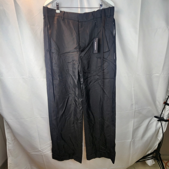 Ann Demeulemeester Bonne Slouchy Satin Trousers In Black size XL(48) BNWT defect - Picture 7 of 16